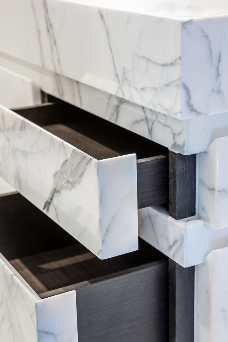 YDSTONE Modern Luxurious Black Veneered Granite Island for Restaurants Bathrooms Vanities Dining Living Room Marble Countertop supplier
