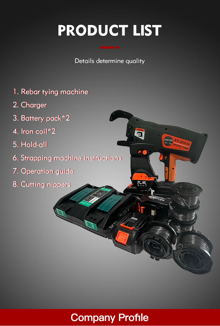 Kowy RT-441 Twin Wire Rebar Tier Gun Rebar Tying Machine Wire Binding Tool Portable Construction Tool factory