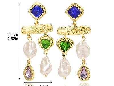 What Makes gemstone chandelier earrings a Unique and Colorful Statement