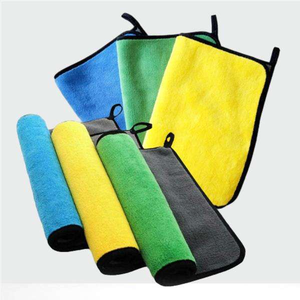 Versatile towels suitable for interior and exterior car cleaning tasks