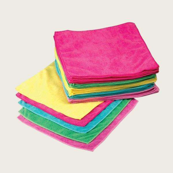 Achieve sparkling clean surfaces with our lint-free and streak-free cloths