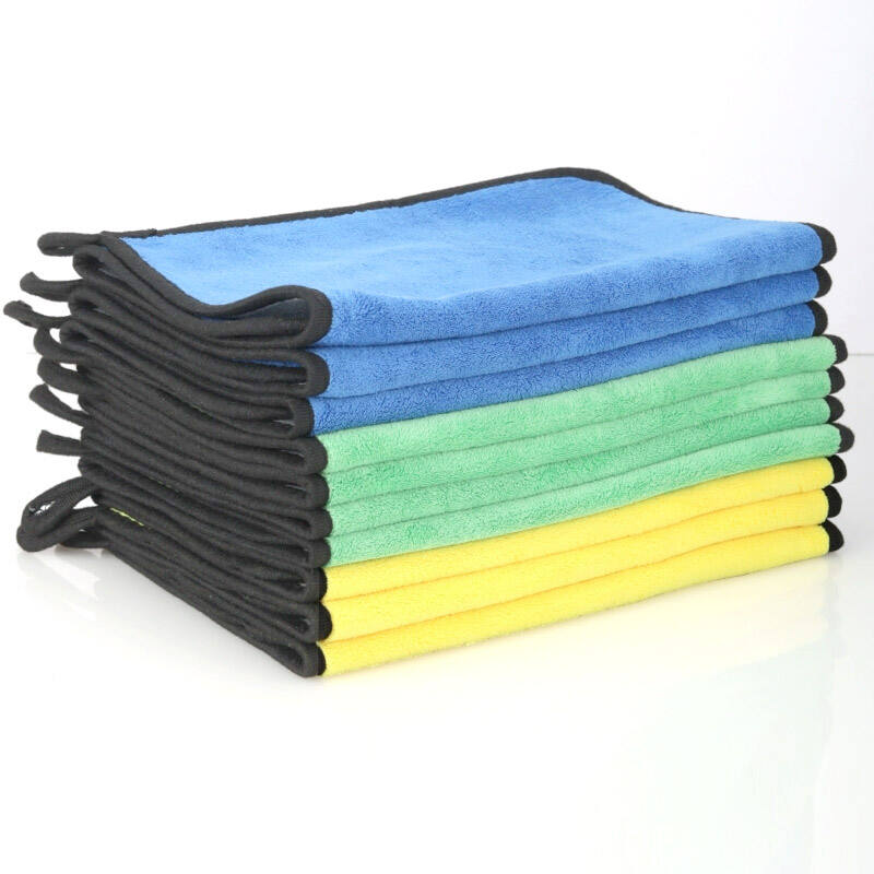 Luxurious soft microfiber car wash towels