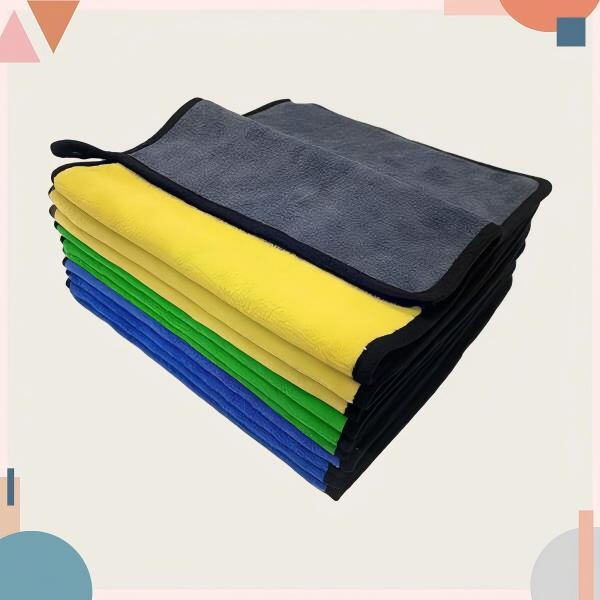 Premium microfiber towels for crystal clear results