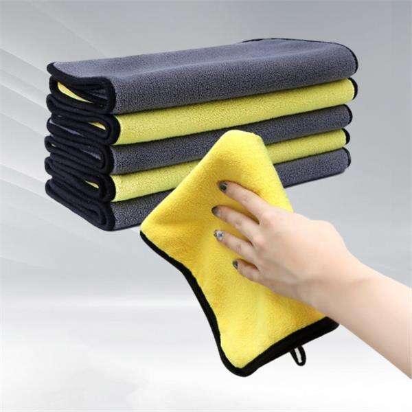 -Highly absorbent glass cleaning towels for streak-free results