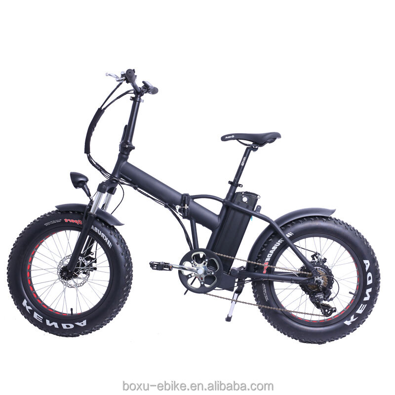 20inch fat tyre foldable electric fat bike rear motor small folding ebike manufacture