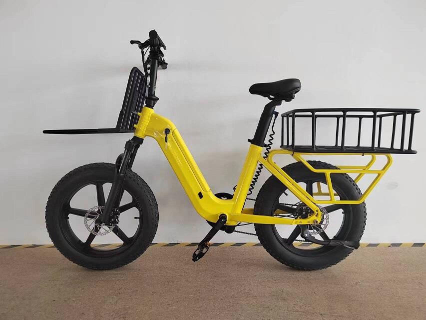 Hidden 2024 dual-battery new durable 20-inch delivery multifunctional super-endurance e-bike for fun factory