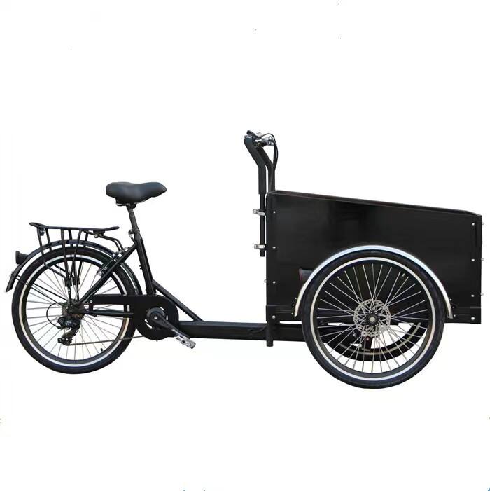 sustainable lithium battery 24inch cargo e-bikes long seat cargo bike electric family cargo bike child seat supplier