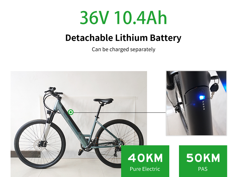 250w hidden lithium battery step through electric dirt bikes electric hybrid bike other electric bike details