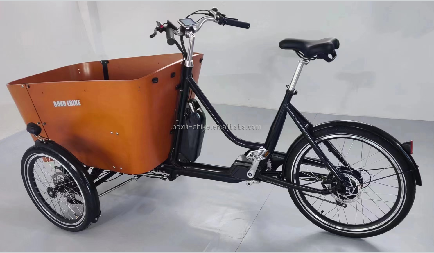 balance swing goods kids carrier cargo tricycle long family e-cargo bike three wheel danish electric cargo tricycle bike details