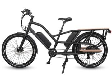 Long tail rear cargo electric bicycle  wholesale cargo ebike powerful electric cargo bike f manufacture