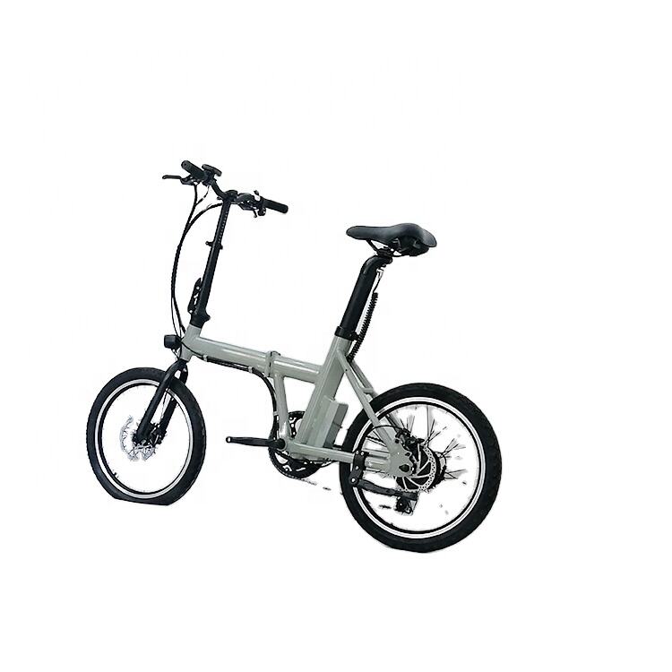 20 Inch Light Foldable Electric Bike Brushless 36V 250W  LED OEM factory