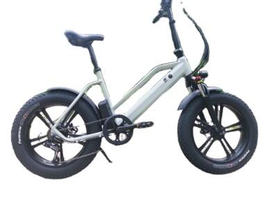 20 colių 4.0 padangos Ebike 500w elektrinis dviratis sulankstomas pigus aliuminio lydinio OEM 2 ratai ličio akumuliatoriaus riebalų padanga elektrinio dviračio gamyba