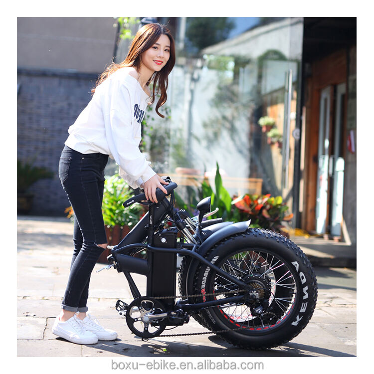 20inch fat tyre foldable electric fat bike rear motor small folding ebike manufacture