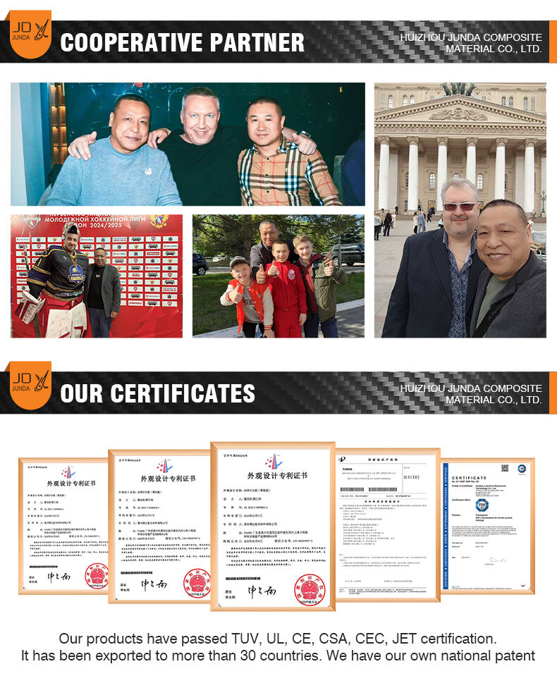 Custom Logo Carbon Fiber Composite Stick for Goalie High Quality Ice Hockey Product From China Factory manufacture