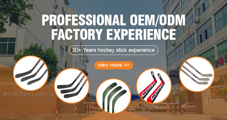 Custom Logo Carbon Fiber Composite Stick for Goalie High Quality Ice Hockey Product From China Factory supplier