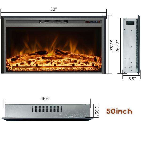 Seguridad para calentador eléctrico, montaje en pared para chimenea