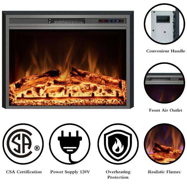 Comment utiliser le feu électrique encastré ?