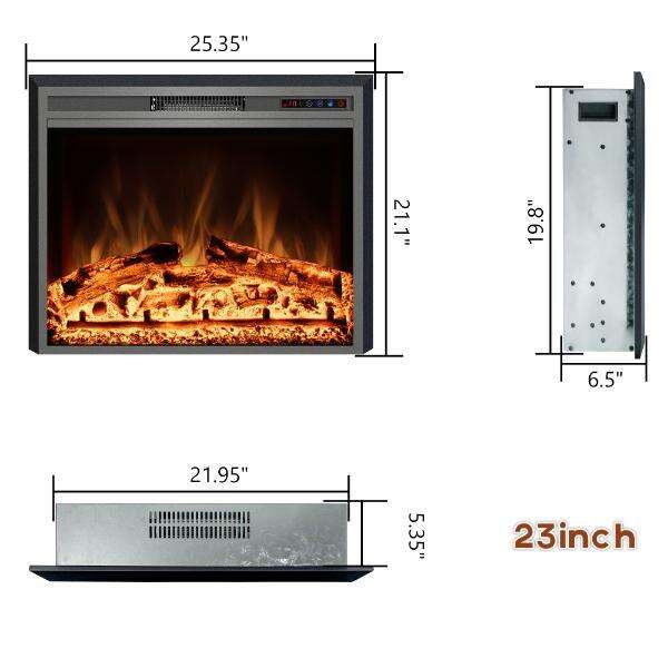 Create a Cozy Atmosphere with the Flicker of Flames from our Modern Fireplace