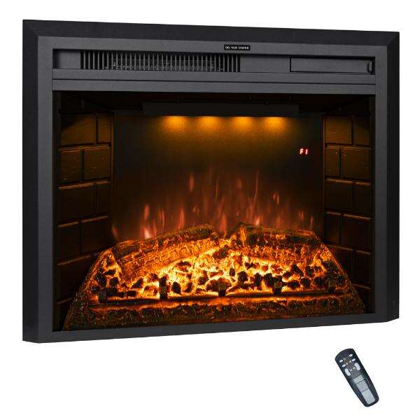 Transform Your Living Room with a Stylish and Efficient 50-inch Electric Fireplace Inser