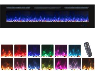 限られたスペースに小型の壁掛け暖炉を安全に取り付ける方法