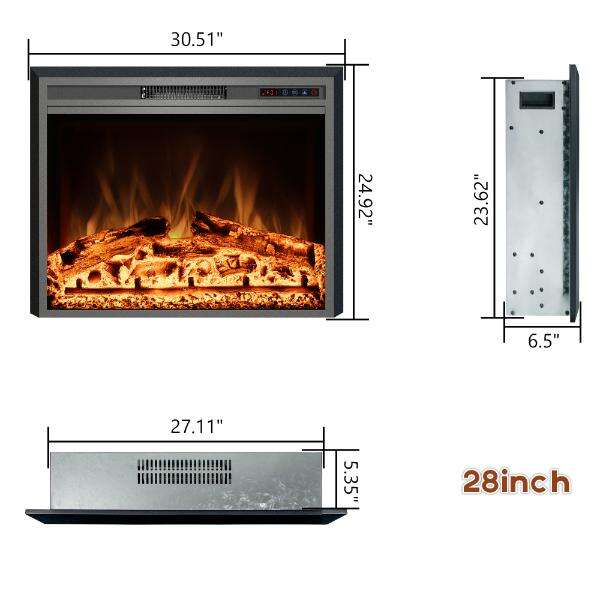 Enjoy the Convenience of Easy Installation and Maintenance with our Wall Mounted Fireplace