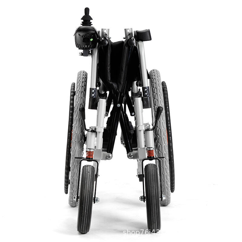 What sets folding power wheelchairs apart from traditional models