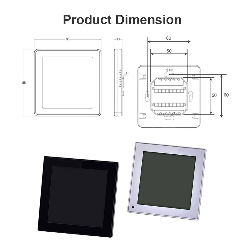 Bandary Home Smart Programmable Hotel Room RS485 Modbus HVAC Fan Coil Thermostat supplier