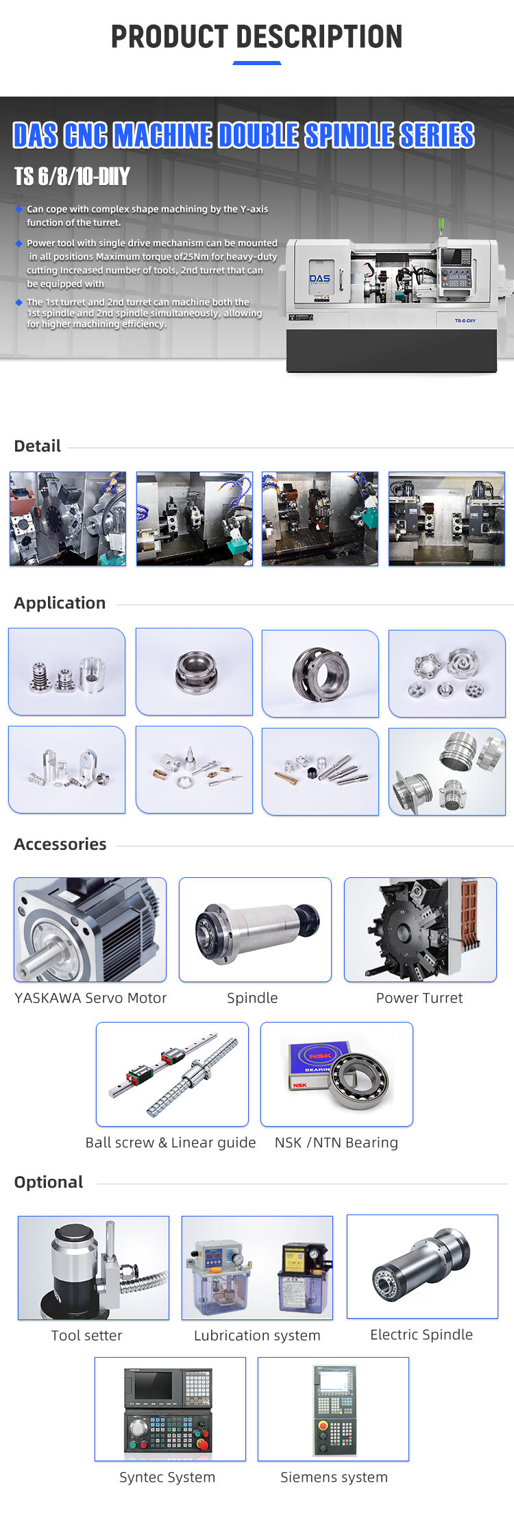 Double Spindle Double Channel Turning Milling CNC Lathe With BMT65 Live Turret Machine on Sale supplier