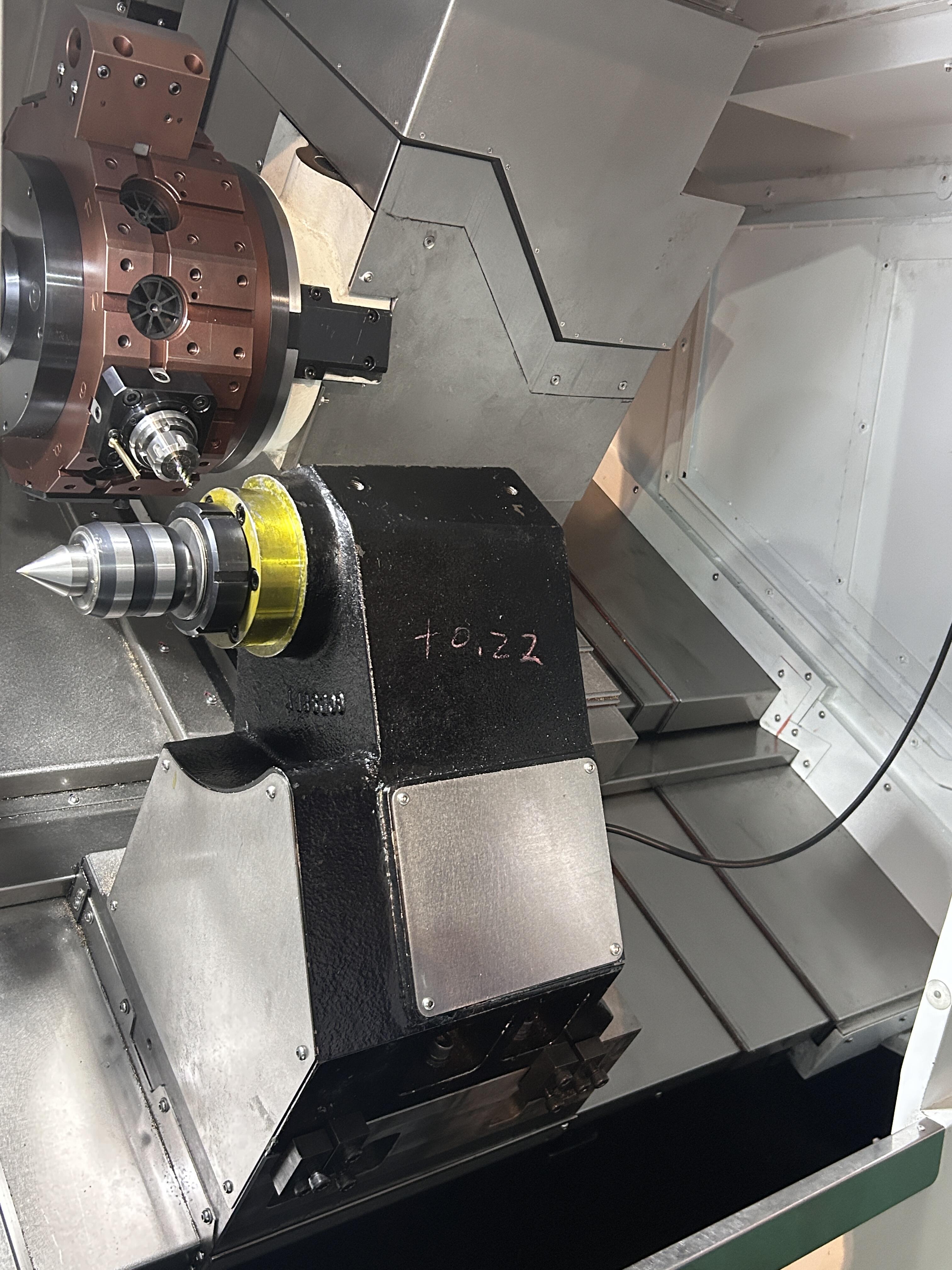 DAS CNC Machine 8 Inch Spindle with Newest BMT55 Power Turret with Programable Cnc Control Tailstock factory