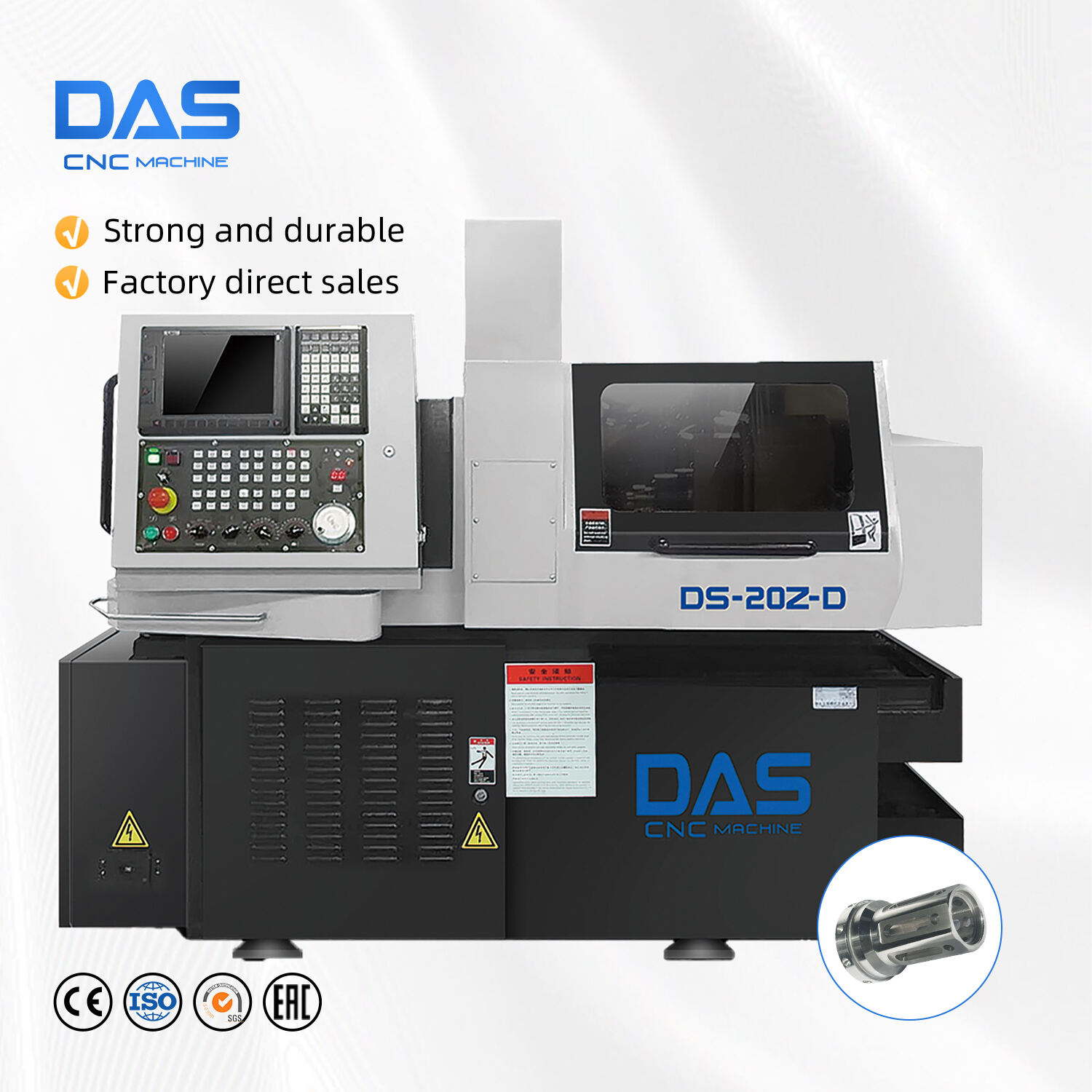 Swiss Type CNC Lathe with Double Spindle Swiss Type Machine supplier