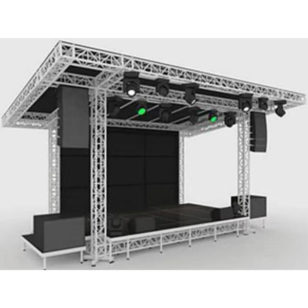 Professional quality stage truss, built to withstand the nightly abuse of nightclubs, and other venues.