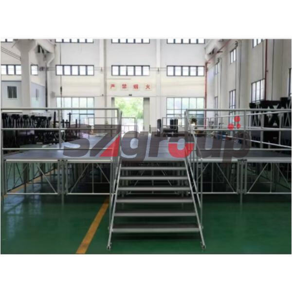 How to set up and customize your aluminium event stage