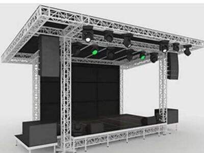 Truss de Aluminio Solutions for Traveling Entertainment Shows
