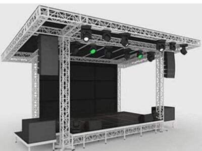 Truss de Aluminio Supporting Cultural Festival Stages