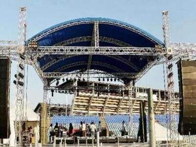 Truss de Aluminio Used in International Sports Events
