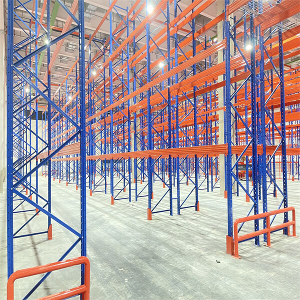 Warehouse storage drive thru pallet racking pros