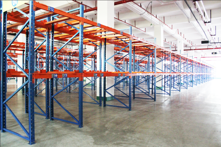 Popular Heavy duty industrial storage warehouse racks pallet racking systems Metal Steel selective shelving supplier