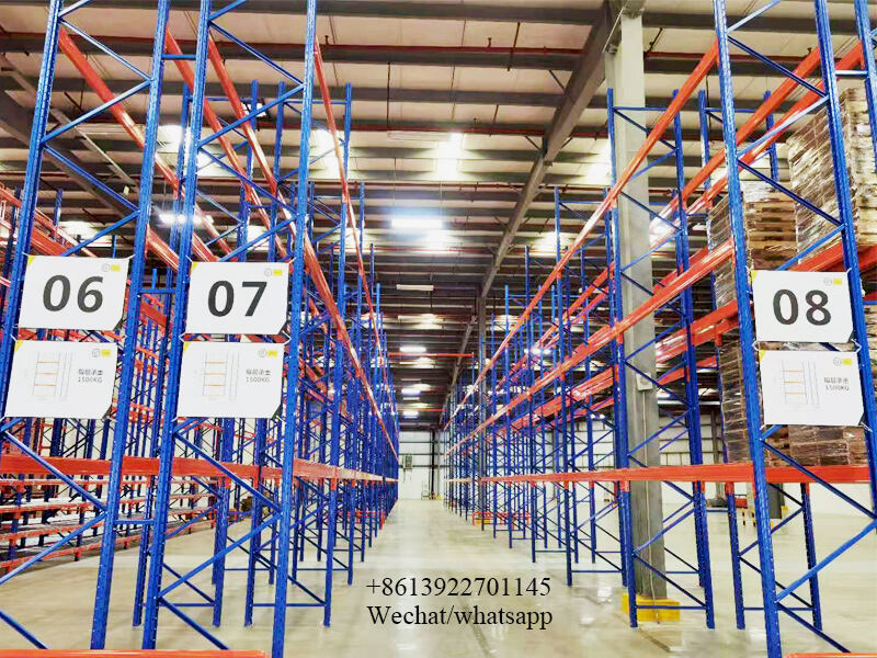 Popular Heavy duty industrial storage warehouse racks pallet racking systems Metal Steel selective shelving manufacture