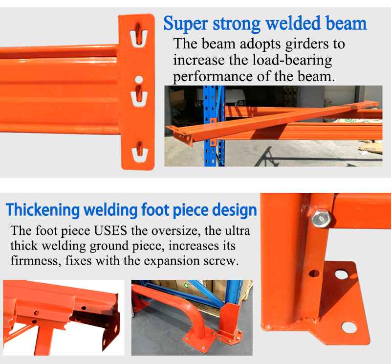 Logistic industrial heavy duty shelf warehouse steel high level warehouse rack storage selective pallet rack details