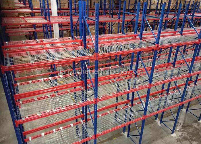 調整可能な倉庫金属棚ラック頑丈な積み重ね工業用フォークリフト棚パレット収納ラック工場