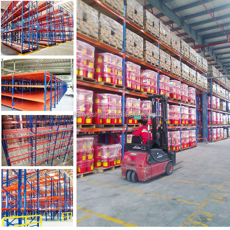 Popular Heavy duty industrial storage warehouse racks pallet racking systems Metal Steel selective shelving factory