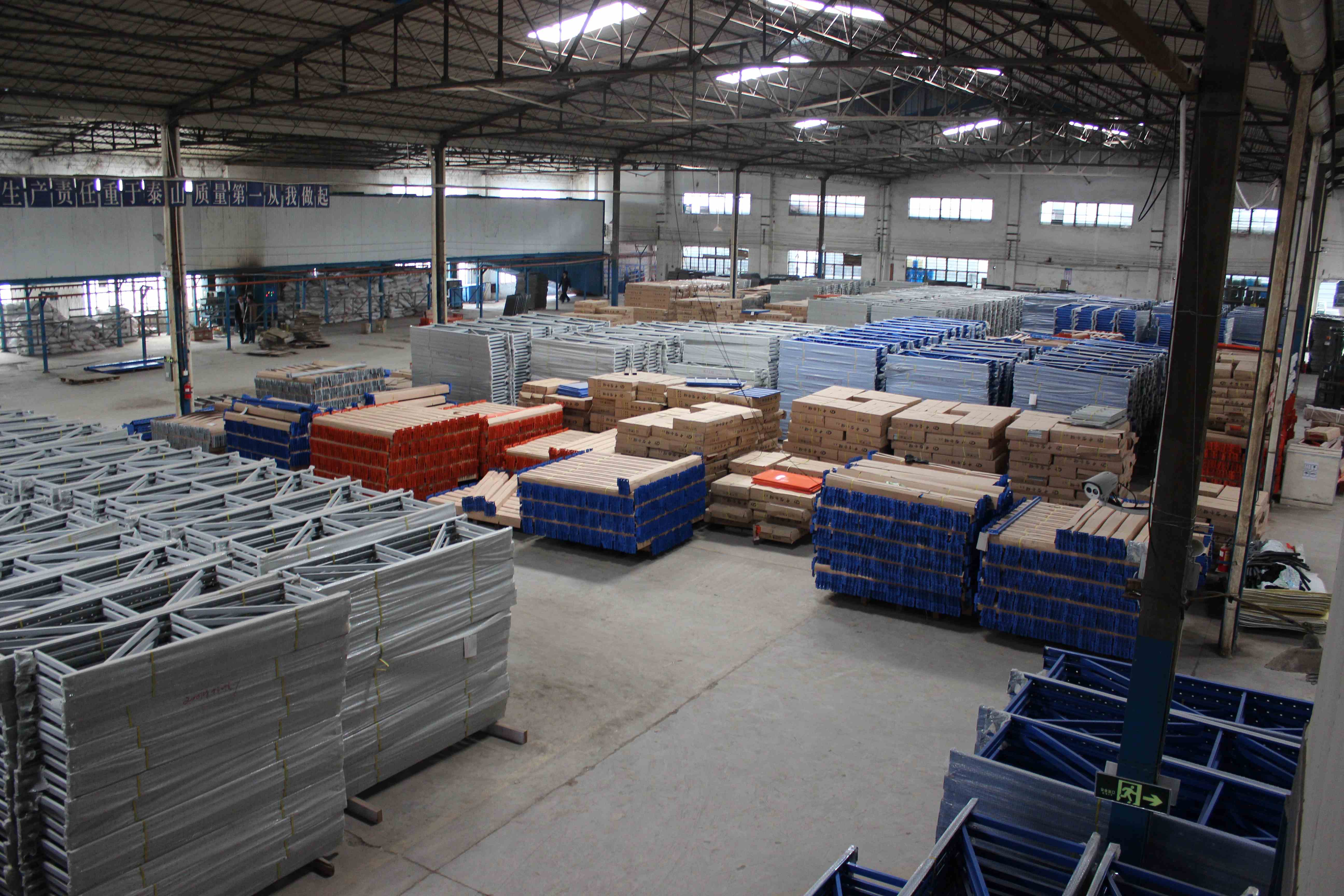 Logística industrial estantería de servicio pesado almacén de acero de alto nivel almacenamiento en estanterías fabricación selectiva de estanterías para paletas