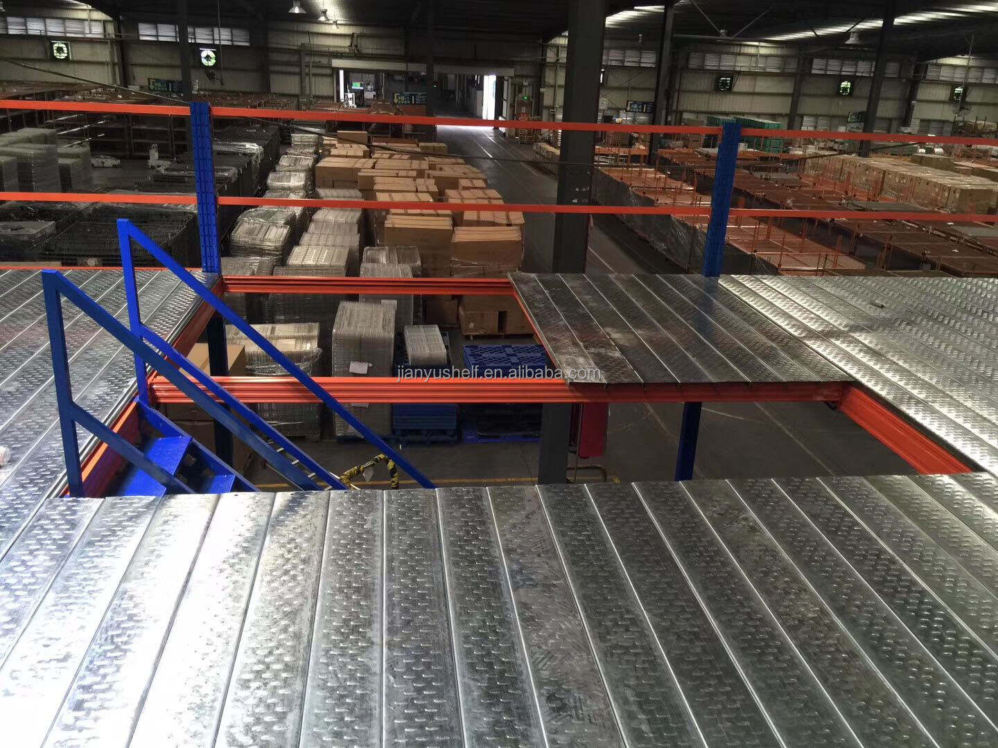 Heavy Duty Steel mezzanine rack pallet racking warehouse storage heavy duty Storage Mezzanine Platform manufacture