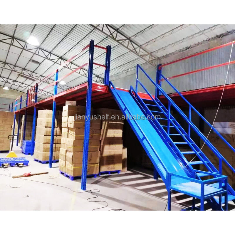 Heavy Duty Steel mezzanine rack pallet racking warehouse storage heavy duty Storage Mezzanine Platform manufacture