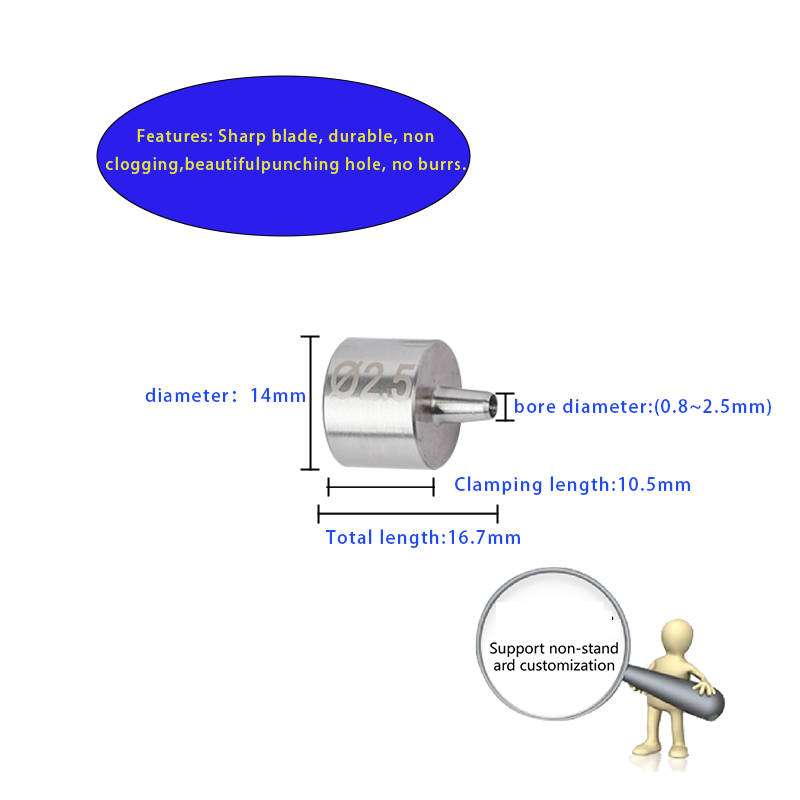 HSS Multi-Layer Punching Knife Digital Leather Cutting Tool Shoe Material Supports Non-Standard Customization Industrial Blades details