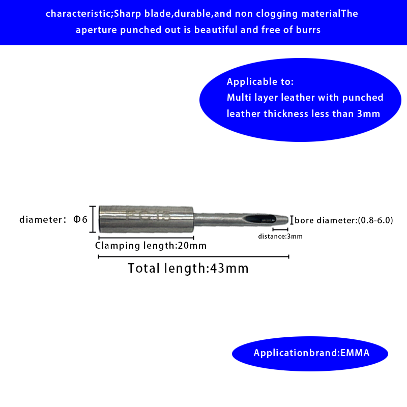 Shoe Material Side Row Punching Knife PU Leather, PVC Leather Multi-layer Leather Punching, Supports Non-standard Customization supplier