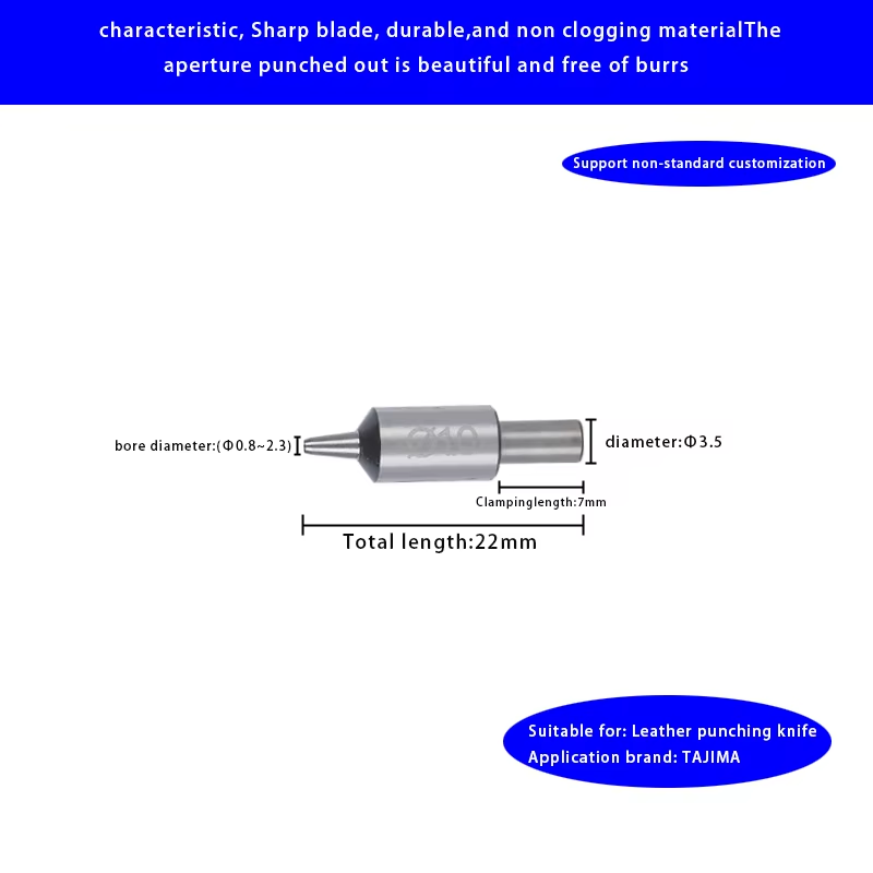 TAJIMA Customizable Industrial Punching Machine Genuine Cowhide PU Leather Knife Supports Non-Standard Customization supplier
