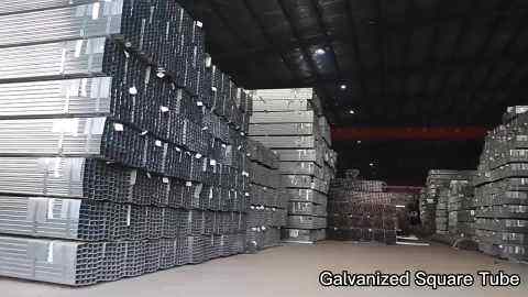 Galvanized square tube/pipe