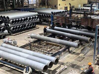 Who manufactures Ductile iron pipe in China?