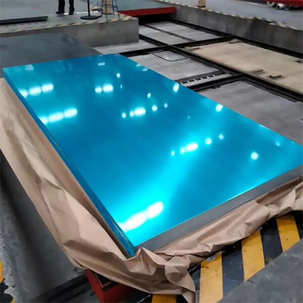 The sleek and modern look of aluminium plate in architectural applications.